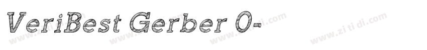 VeriBest Gerber 0字体转换